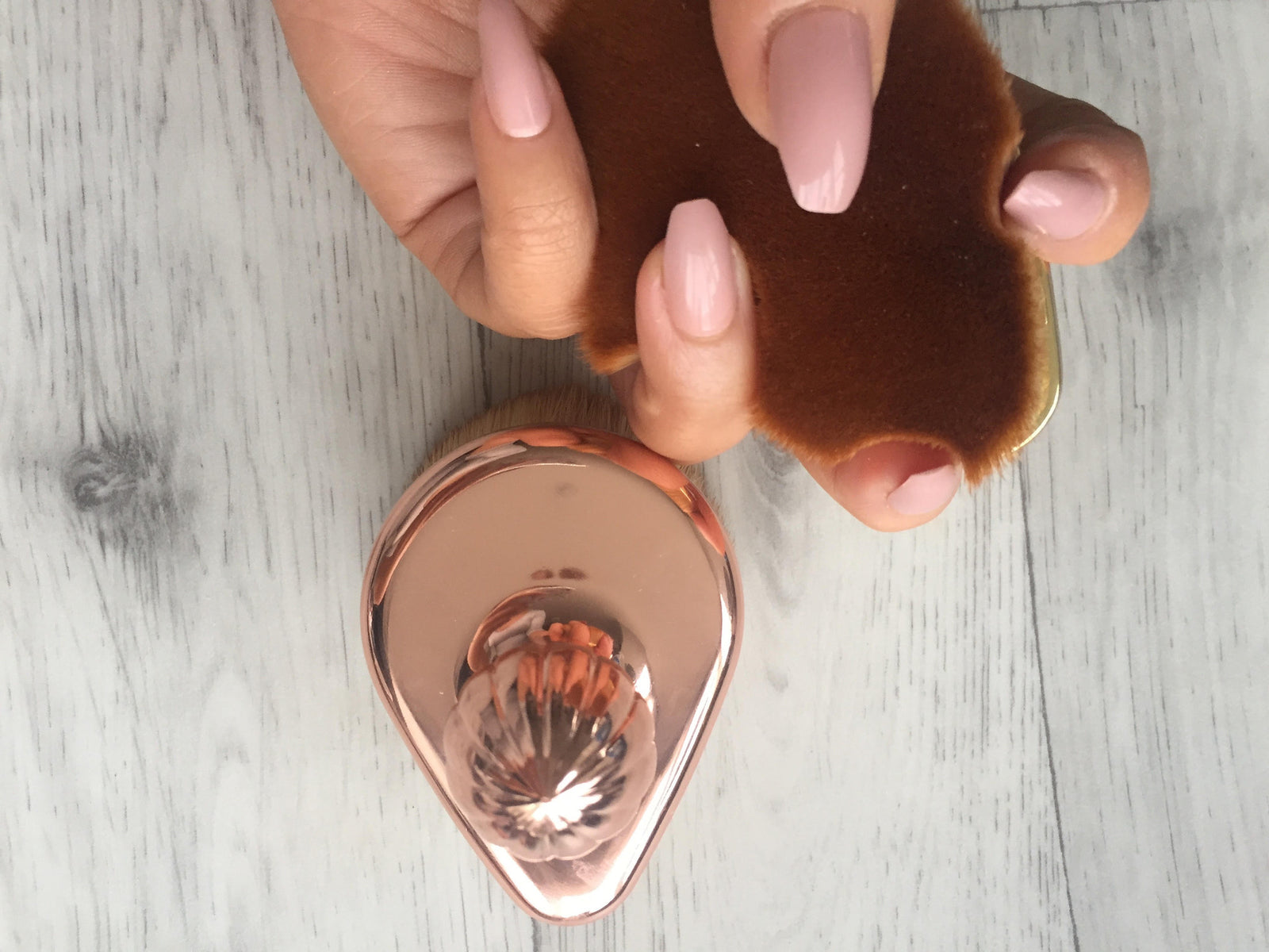 "The stunning Tear drop brush fits comfortably in the palm of your hands, its truly a masterpiece"
